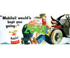 Tichy Train Group 2649 Mobil Oil Billboard - Kit Scenery Details