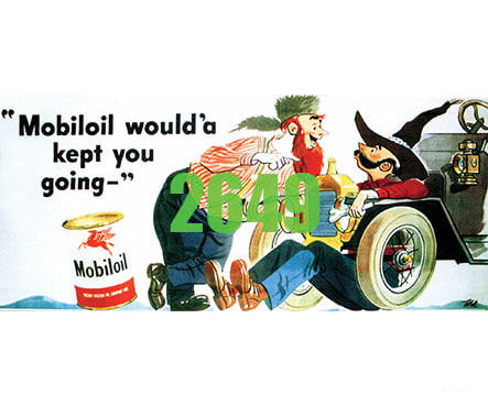 Tichy Train Group 2649 Mobil Oil Billboard - Kit Scenery Details