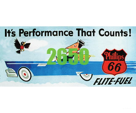 Tichy Train Group 2650 Phillips 66 Gasoline Billboard - Kit Scenery Details