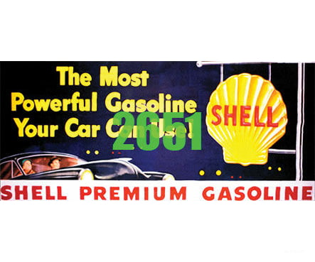 Tichy Train Group 2651 Shell Gasoline Billboard - Kit Scenery Details
