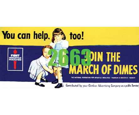 Tichy Train Group 2663 Join The March Of Dimes Billboard - Kit Scenery Details