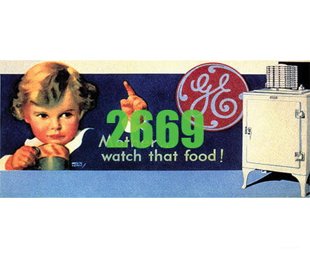 Tichy Train Group 2669 General Electric Ge Refrigerators Billboard - Kit Scenery Details