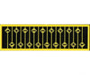 Tichy Train Group N 2685 Firehouse And Low Vehicle Warning Signs -- 18 Signs: 8 Drag 6 4 Truck