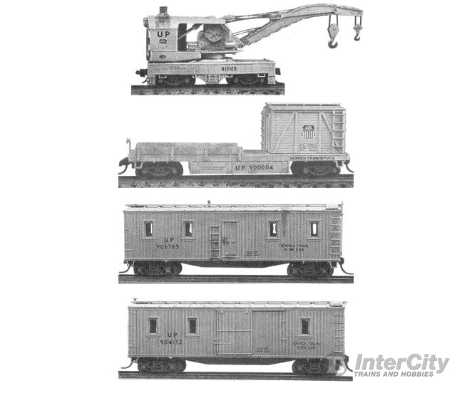 Tichy Train Group N 2704 Work Train Set - Kit pkg(4) - Undecorated Freight Cars