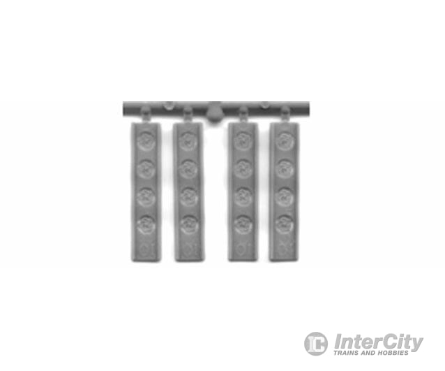 Tichy Train Group N 2800 Brakewheels Pkg(16) -- Unpainted Styrene Detailing Parts
