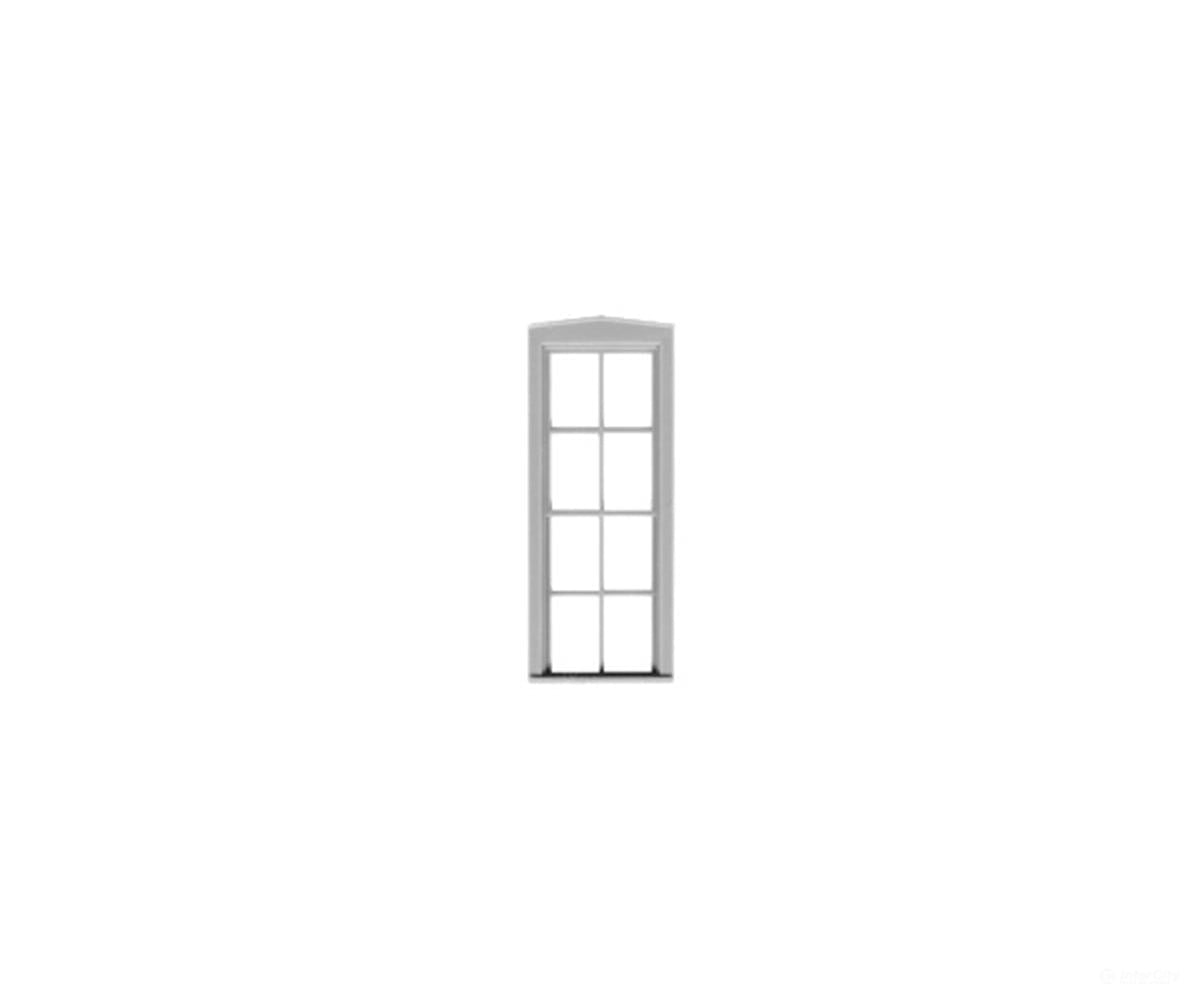 Tichy Train Group 2029 4/4 Double Hung Window 6/ - Scratch Building Supplies