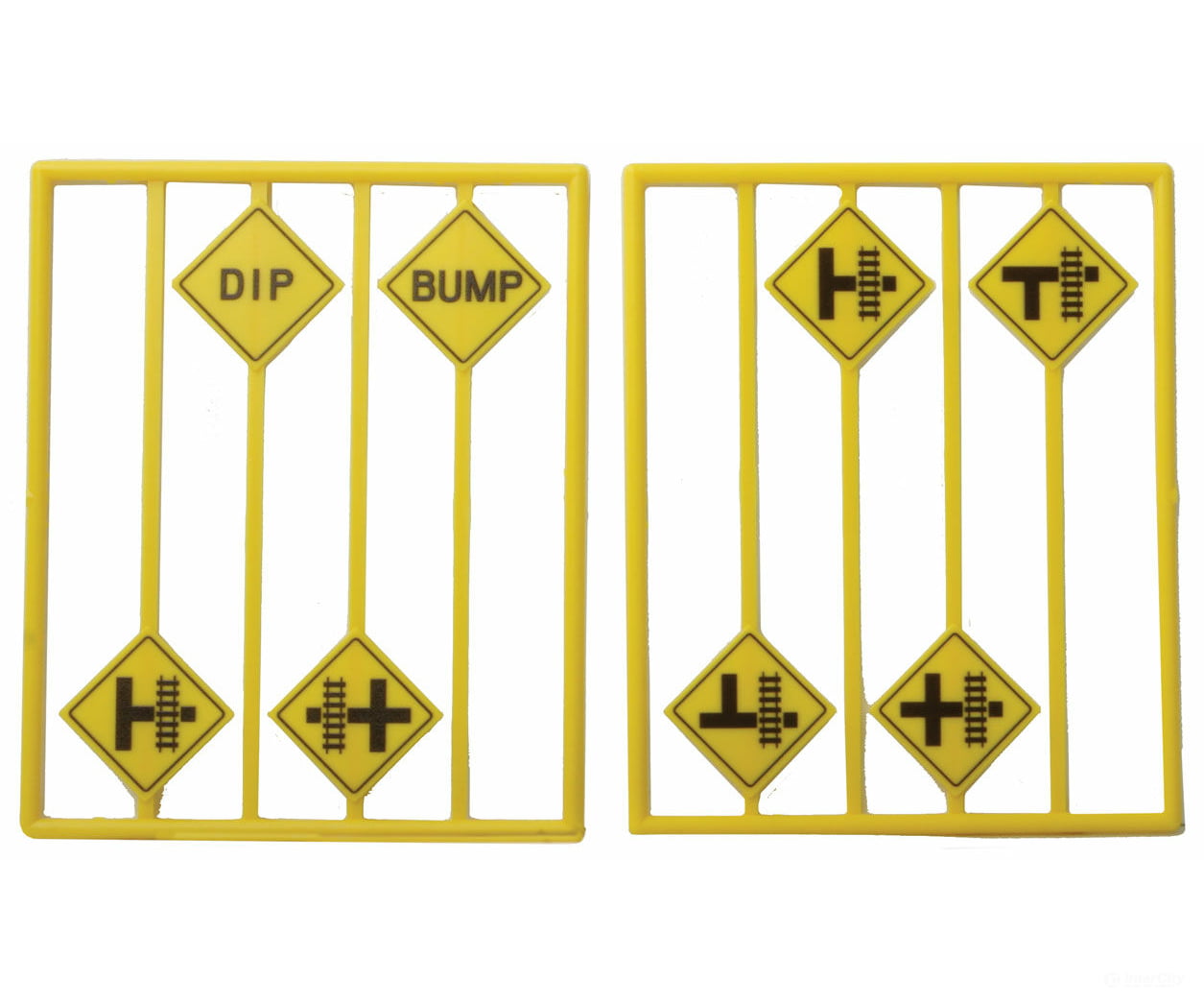 Tichy Train Group 2075 Assorted Warning Signs -- Pkg(8) Scenery Details