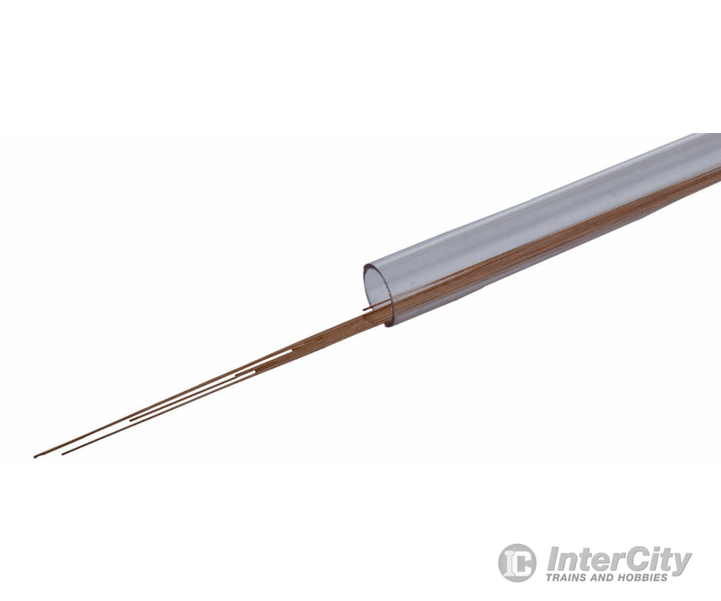 Tichy Train Group Phosphor-Bronze Wire - 8’’ 20.3cm Long -.010’’.03cm Diameter pkg(12) Scratch Building Supplies