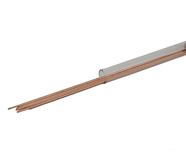Tichy Train Group Phosphor-Bronze Wire - 8’’ 20.3cm Long -.032’’.08cm Diameter pkg(12) Scratch Building Supplies