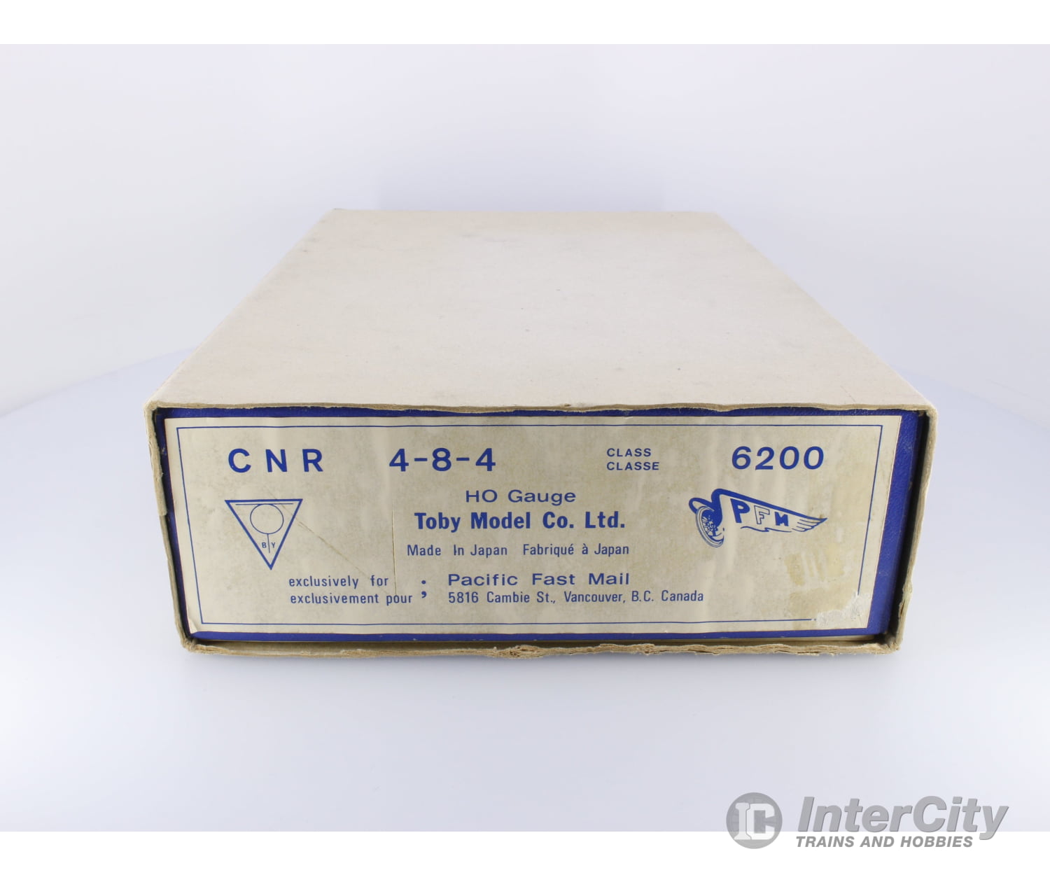 Toby Models BR484 HO Brass 4-8-4 Class 6200 Prof. Custom Painted PFM Canadian National (CN) 6218 Analog DC Locomotives