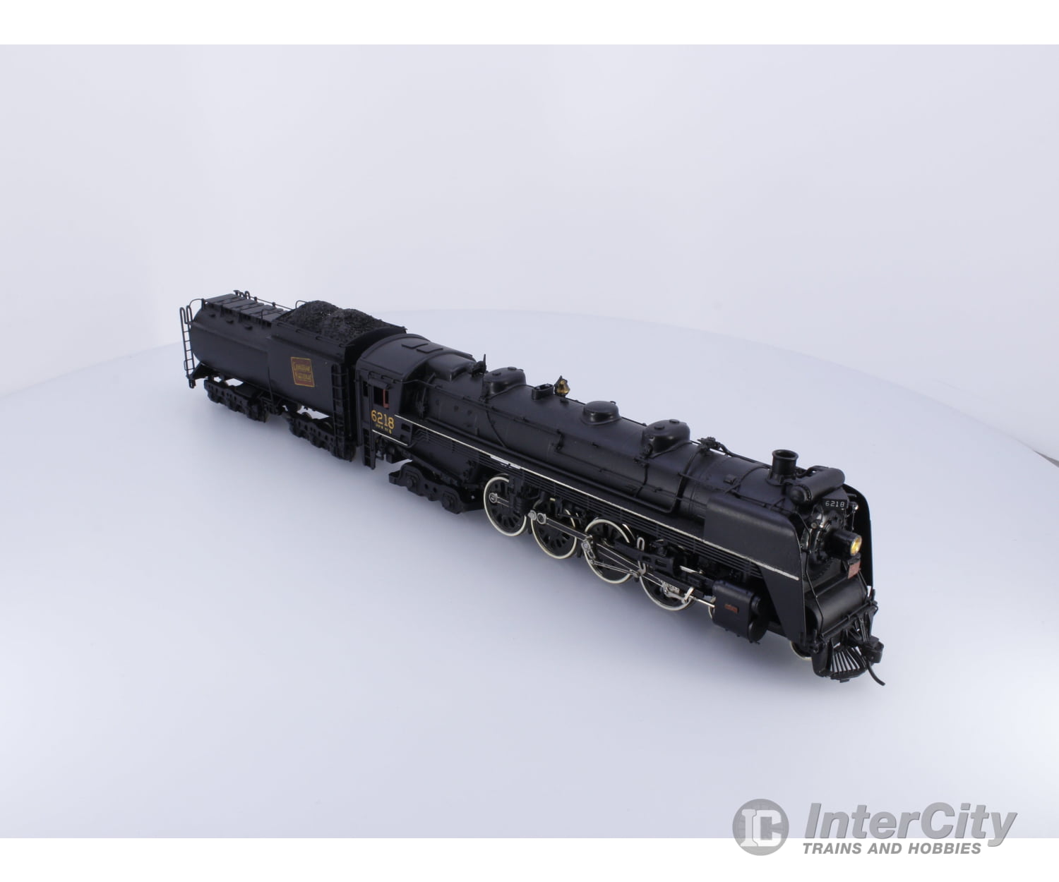 Toby Models BR484 HO Brass 4-8-4 Class 6200 Prof. Custom Painted PFM Canadian National (CN) 6218 Analog DC Locomotives