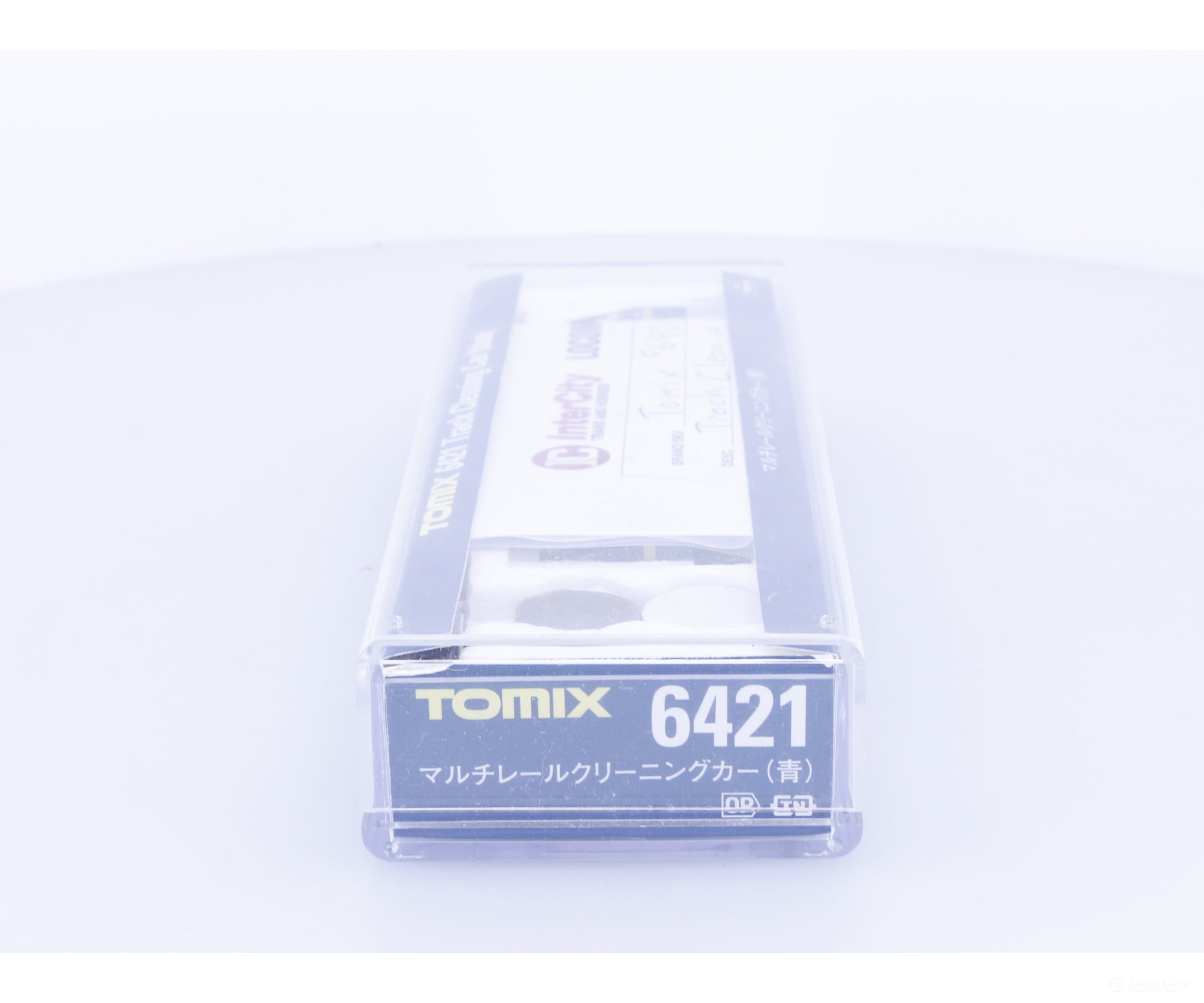 Tomix 6421 N Motorized Blue Track Cleaning Car with Cleaning Pads 6421 Analog DC - Locomotives