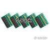 Train Control Systems 1358 Dcc Decoder Socket - - 21 - Hw - 5Pack Circuit Board W/Nem21 & Soldering