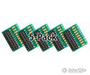 Train Control Systems 1358 Dcc Decoder Socket - - 21 - Hw - 5Pack Circuit Board W/Nem21 & Soldering