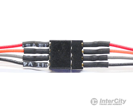 Train Control Systems 1410 4-Pin Mini Connector Set (1 Male 1 Female) -- .214 X .083 .244 W/6 15.2Cm