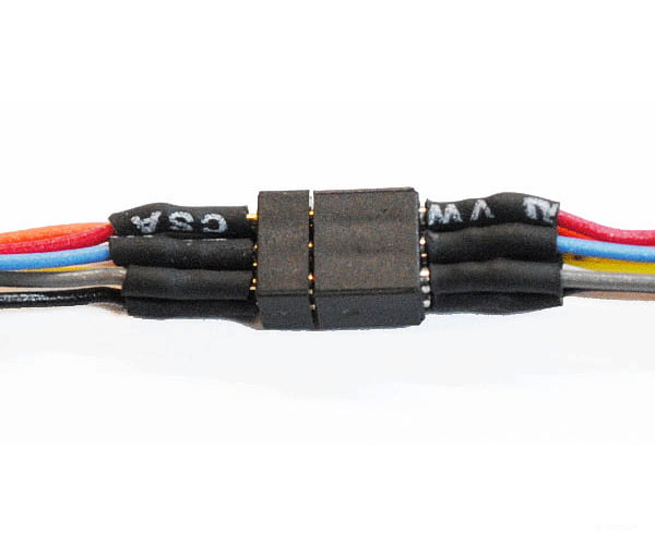 Train Control Systems 1411 Mini Connector Set (1 Male 1 Female) -- 6-Pin 2 X 3 Array .165 .119 .465