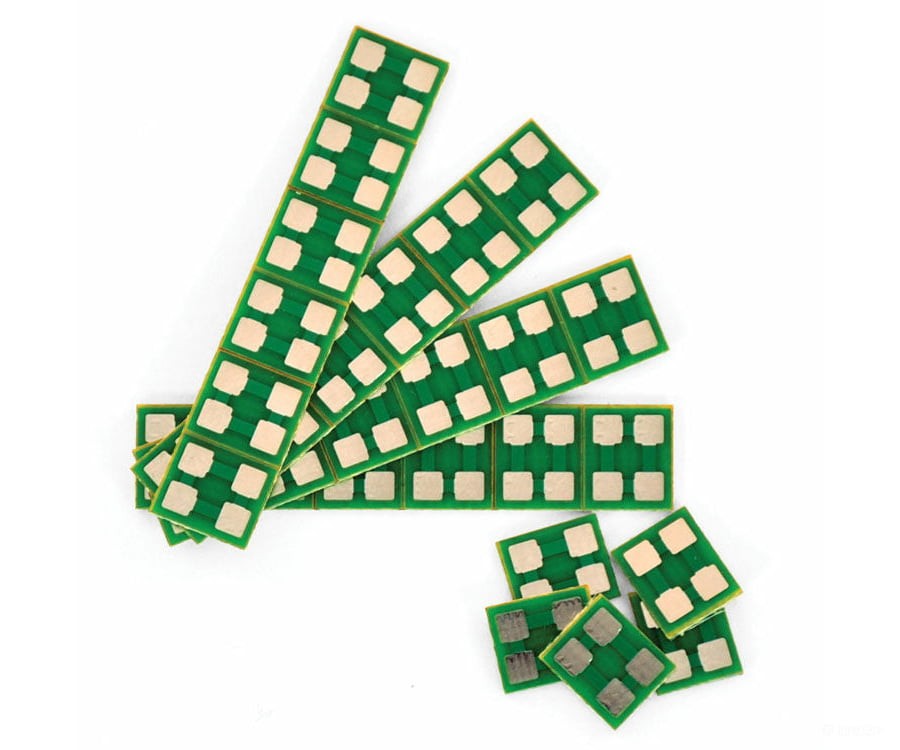 Train Control Systems 1518 4-Point Junction Board 25-Pack -- Each: .33 X .28 .03 Or 8.38 7.11 .76Mm