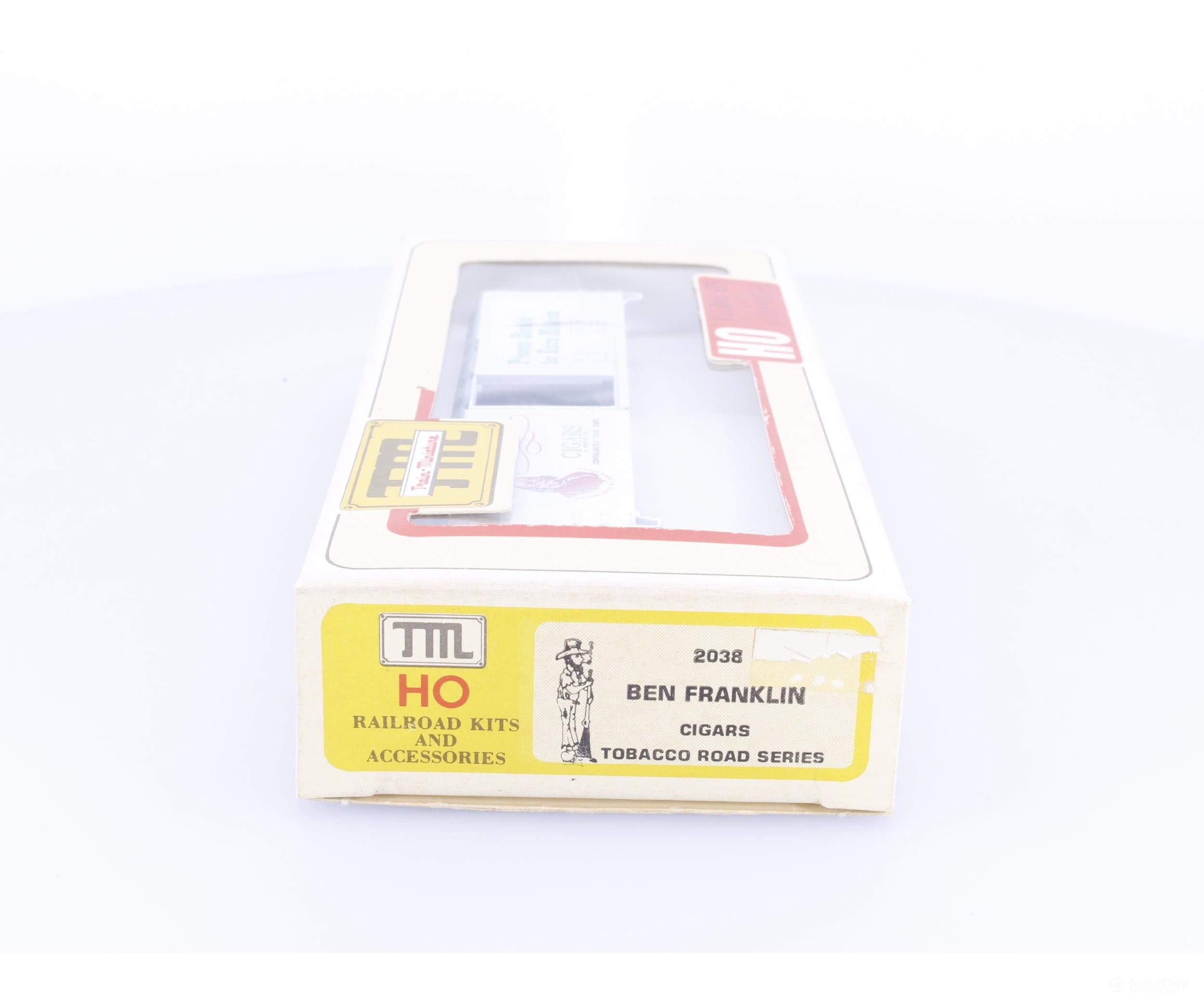 Train Miniature 2038 HO 40’ Single Door Boxcar Kit Ben Franklin (CCCX) 206 - Freight Cars