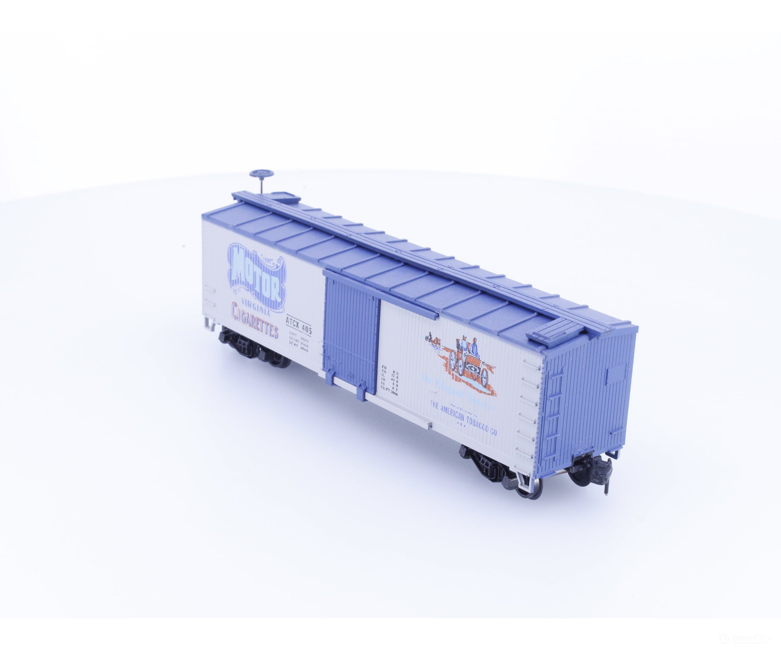 Train Miniature 2222 HO 40’ Single Door Boxcar Motor Virginia (ATCX) 405 - Freight Cars