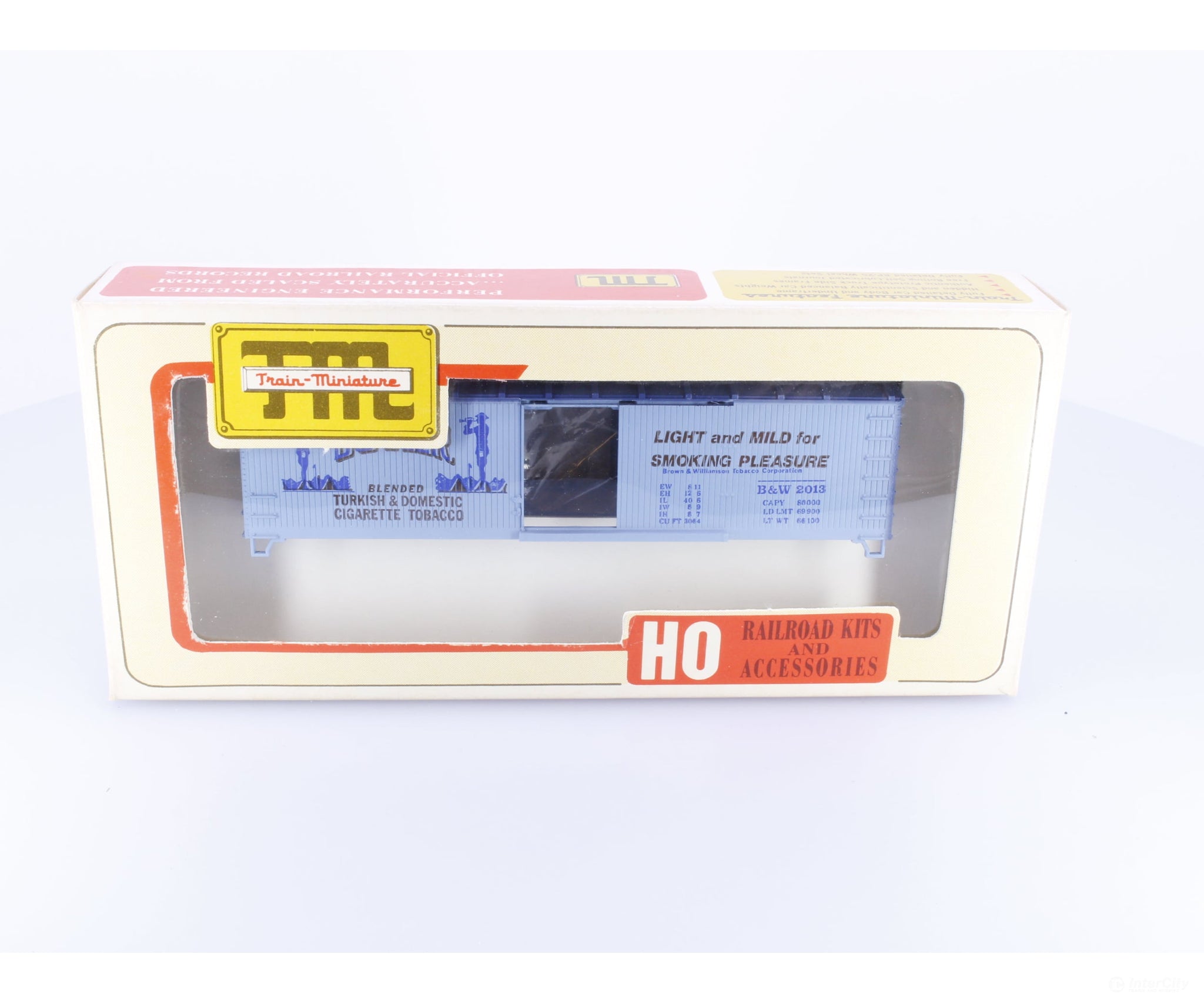 Train Miniature 2226 HO 40’ Single Door Boxcar Kit Bugler (B&W) 2013 - Freight Cars