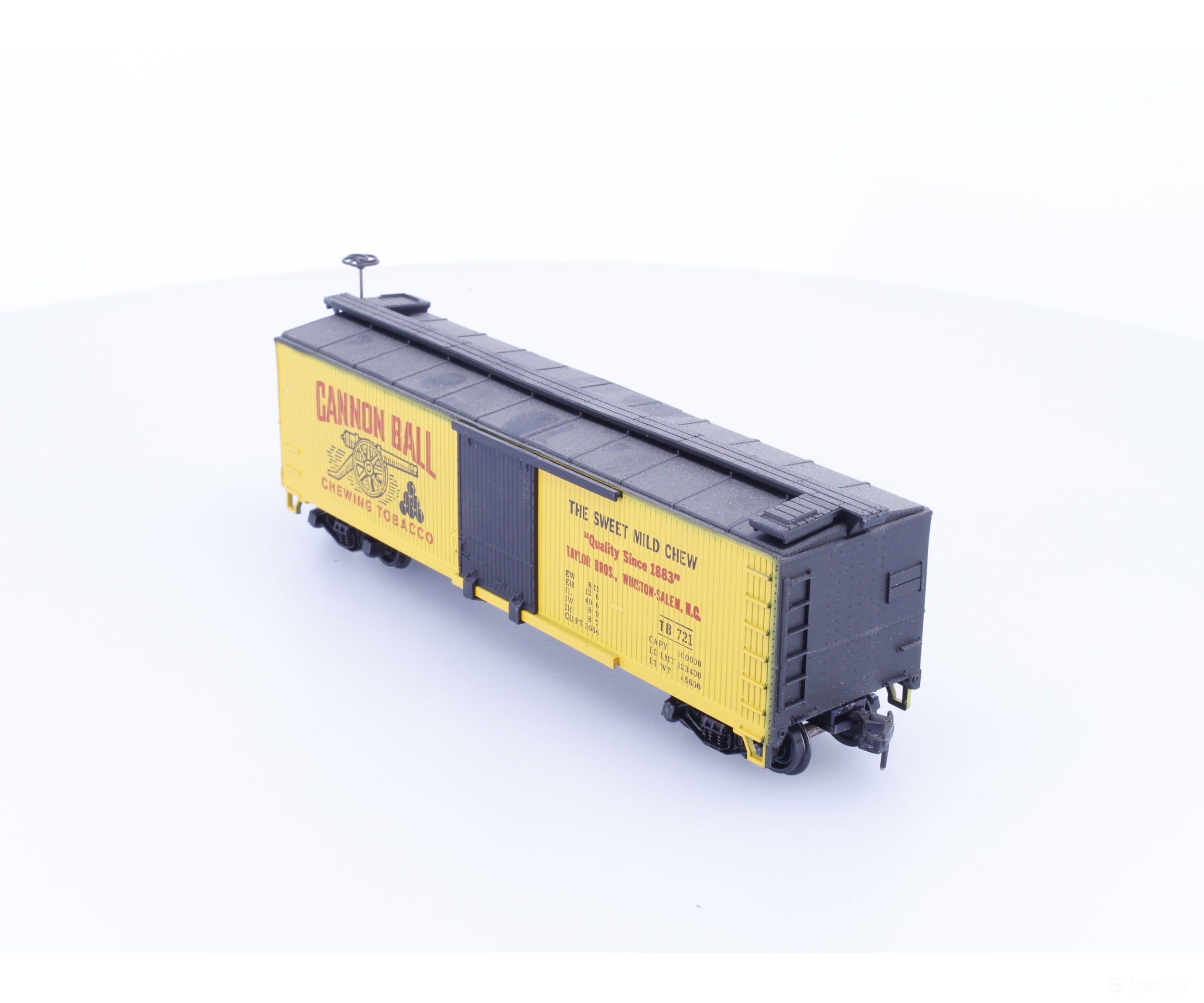 Train Miniature 2256 HO 40’ Single Door Boxcar Cannon Ball (TB) 721 - Freight Cars
