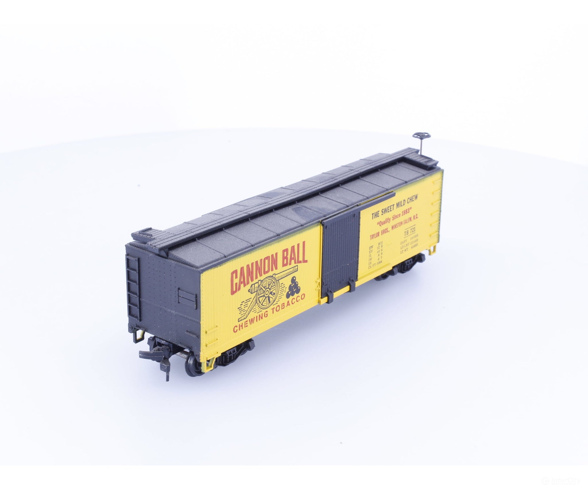 Train Miniature 2256 HO 40’ Single Door Boxcar Cannon Ball (TB) 721 - Freight Cars