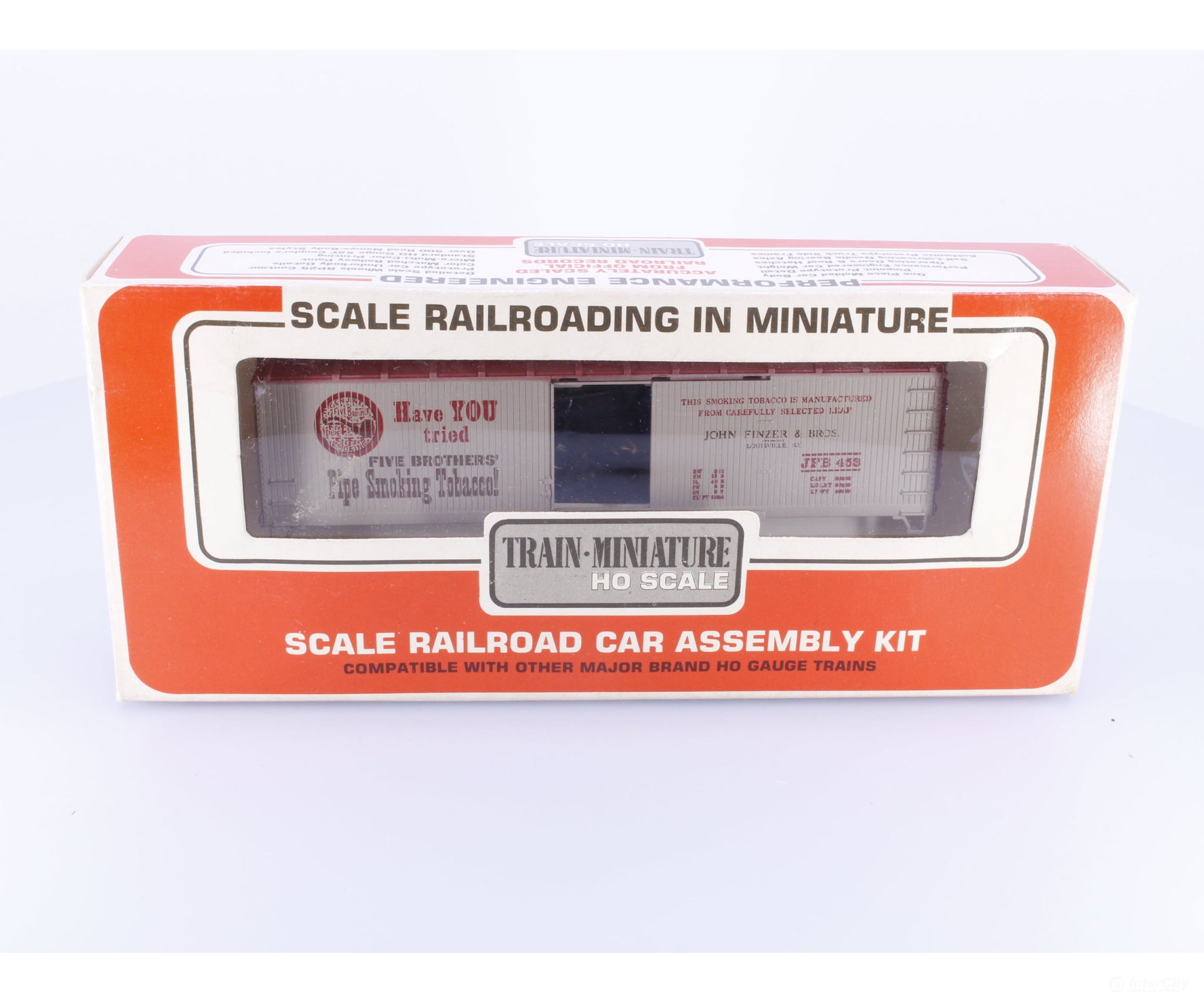 Train Miniature 2714 HO 40’ Single Door Boxcar Kit Five Bros. (JFB) 453 - Freight Cars