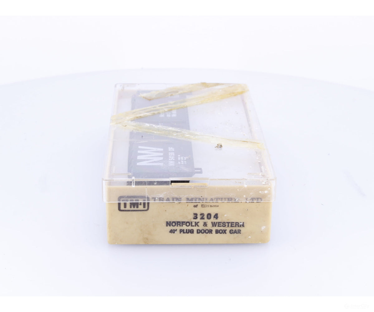 Train Miniature 3204 HO 40’ Plug Door Boxcar Kit Norfolk & Western (NW) 54156 - Freight Cars