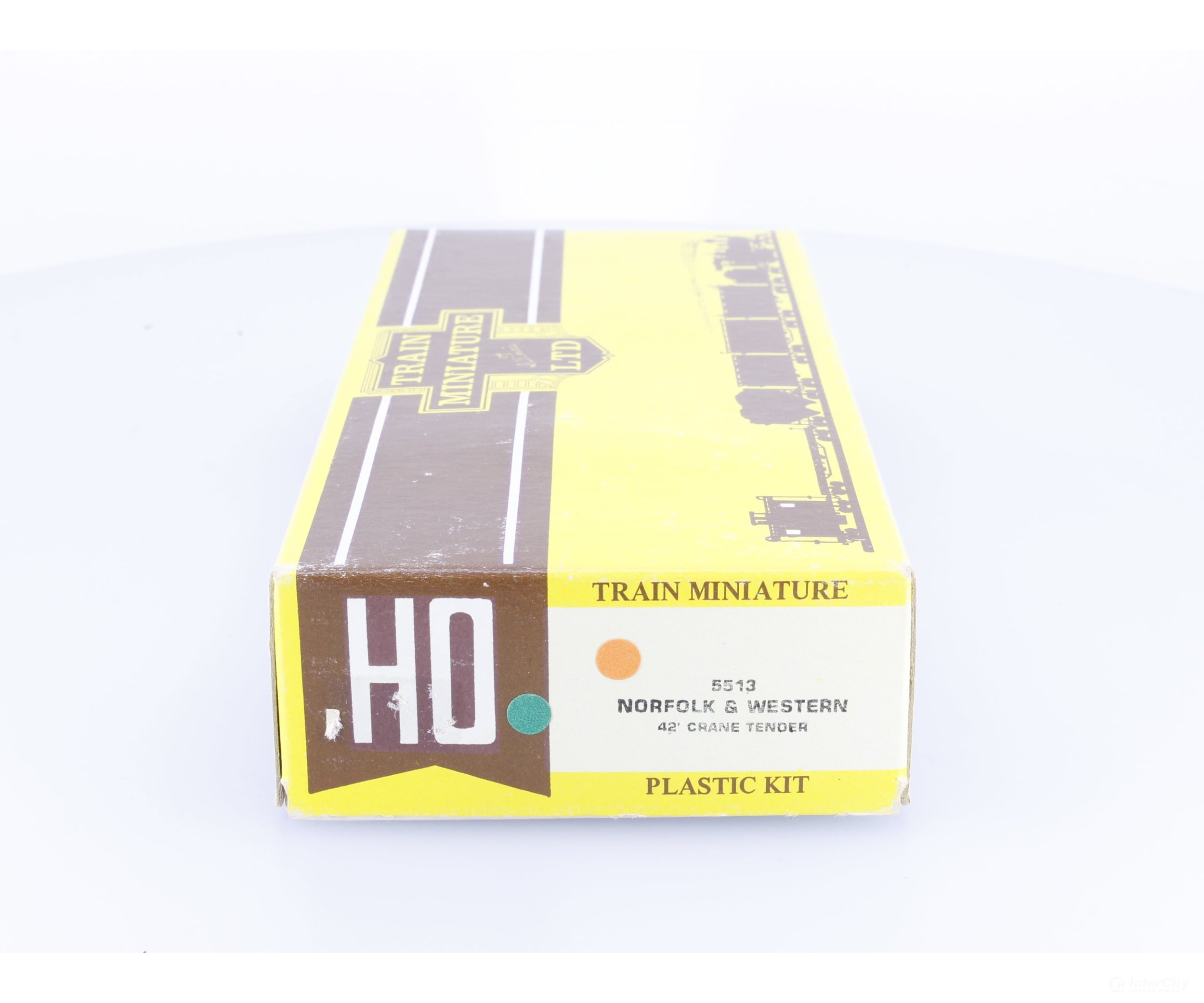 Train Miniature 5513 HO 42’ Crane Tender Kit Norfolk & Western (NW) 463783 - Freight Cars