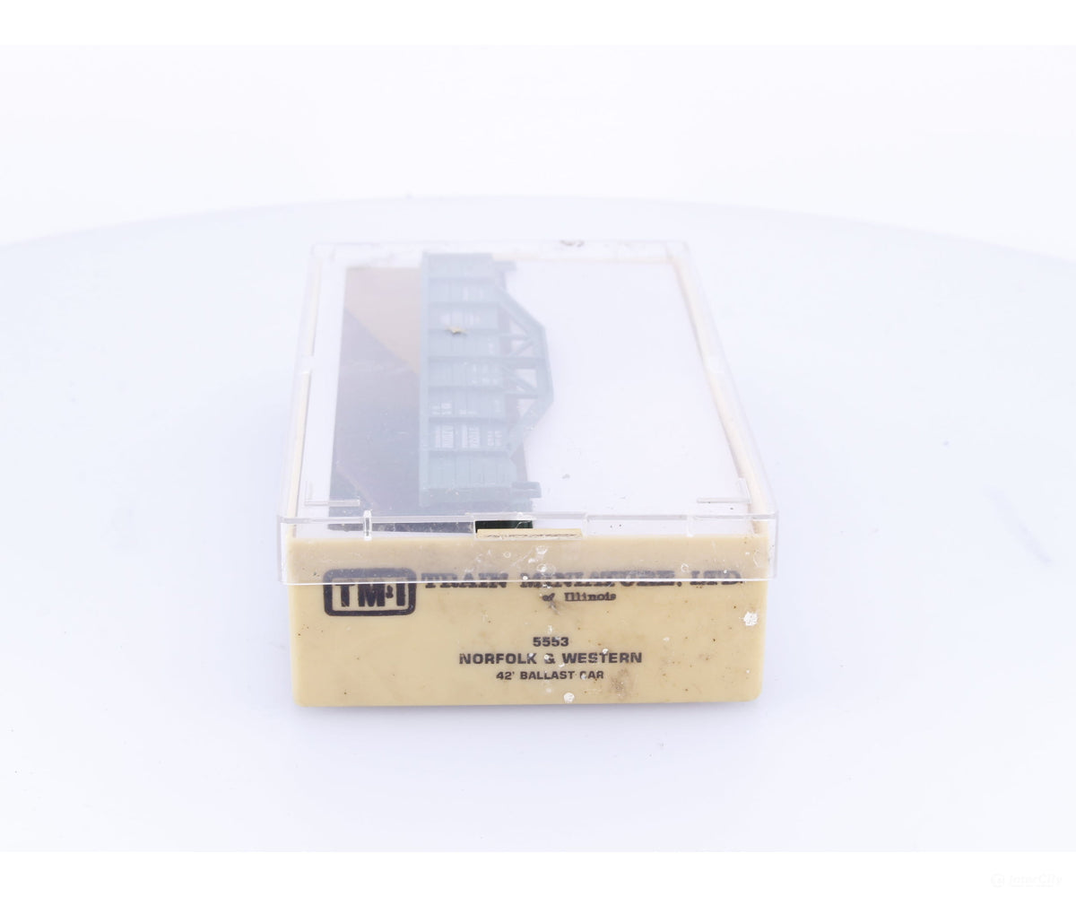 Train Miniature 5553 HO 42’ Ballast Car Kit Norfolk & Western (NW) 8734 - Freight Cars