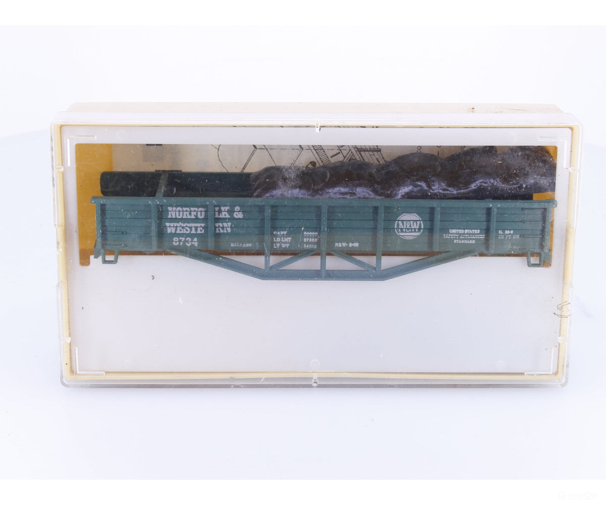 Train Miniature 5553 HO 42’ Ballast Car Kit Norfolk & Western (NW) 8734 - Freight Cars