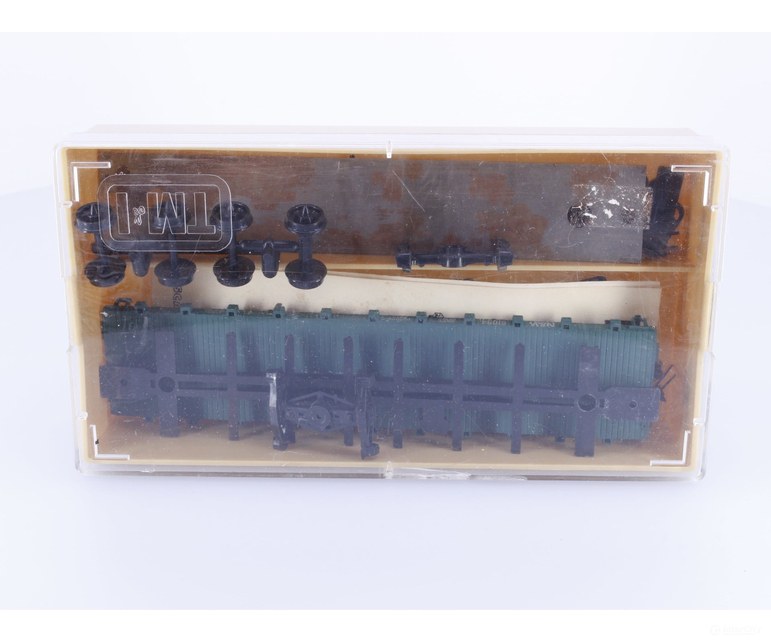 Train Miniature 5563 HO 42’ Work Flat Car with Load Kit Norfolk & Western (NW) 61094 - Freight Cars