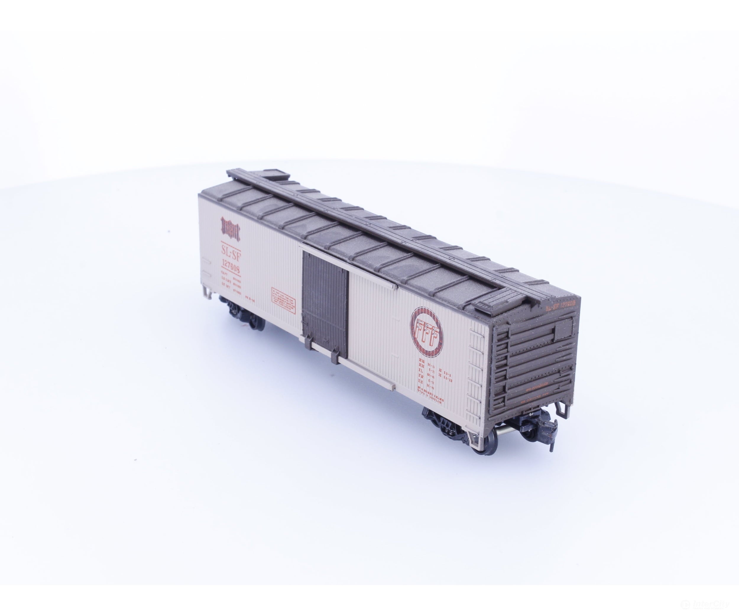 Train Miniature 8065 HO 40’ Single Door Boxcar Frisco Fast Freight St Louis San Fransisco (SLSW) 127608 - Freight Cars