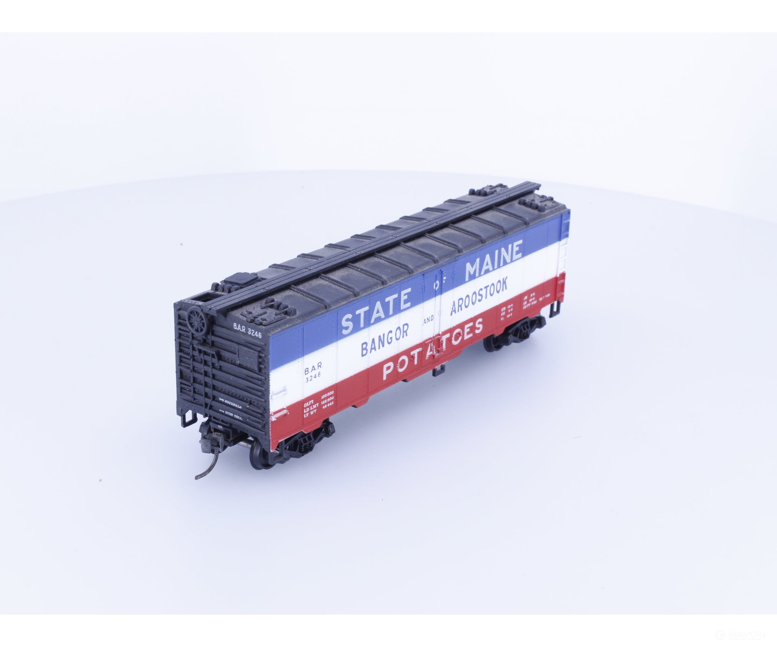 Train Miniature 8071 HO 40’ Single Door Boxcar Bangor & Aroostook (BAR) 3246 - Freight Cars