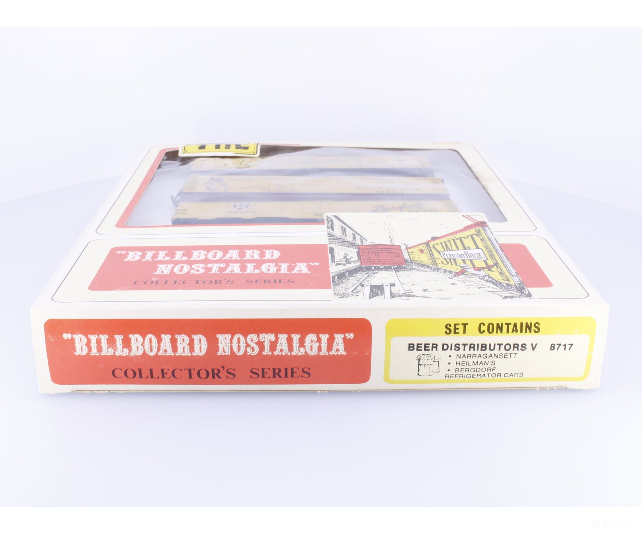 Train Miniature 8717 HO Billboard Nostalgia Beer Distributors V Boxcar Set Narragansett Heilman’s Bergdorf 11 19513 700