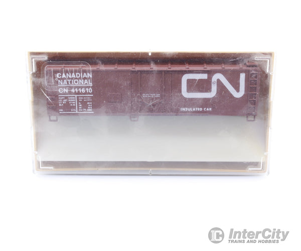 Train Miniature Ltd. 3213 HO 40’ Plug Door Box Car Canadian National (CN) 411610 Freight Cars