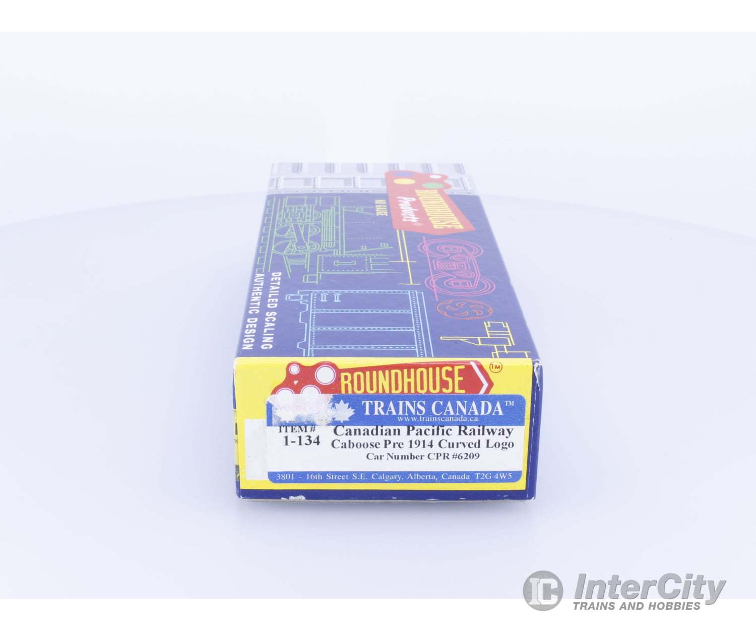 Trains Canada 1-134 HO Pre 1914 Curved Logo Caboose Kit Canadian Pacific (CP) 6209 Freight Cars