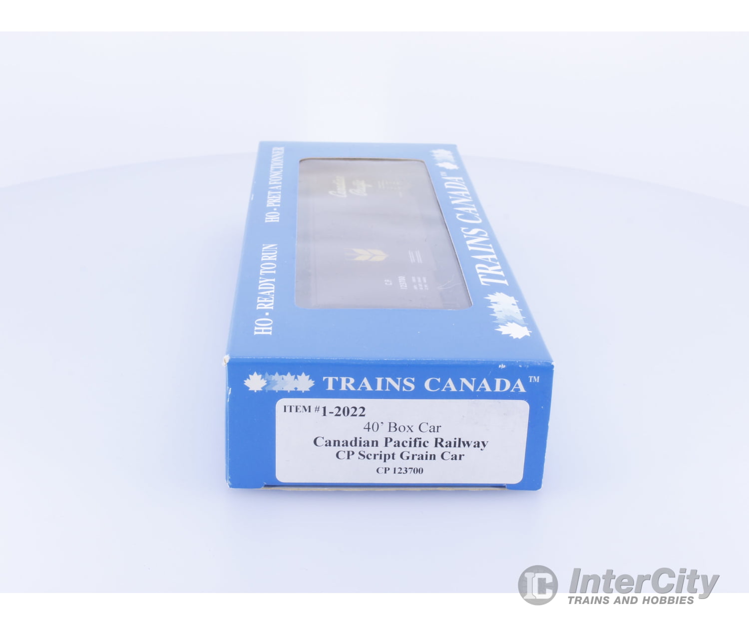 Trains Canada 1-2022 HO 40’ Box Car Canadian Pacific (CP) 123700 (#1) Freight Cars