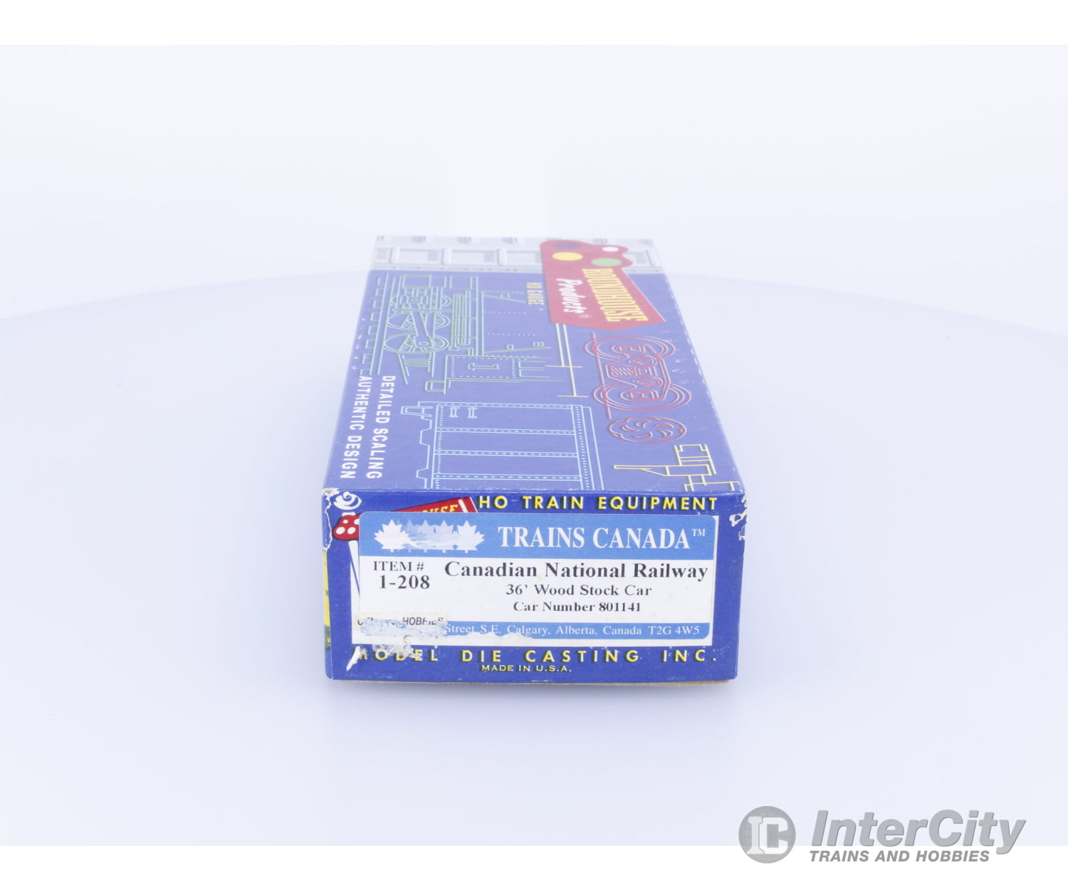 Trains Canada 1-208 HO 36’ Wood Stock Car Kit Canadian Pacific (CP) 801141 Freight Cars
