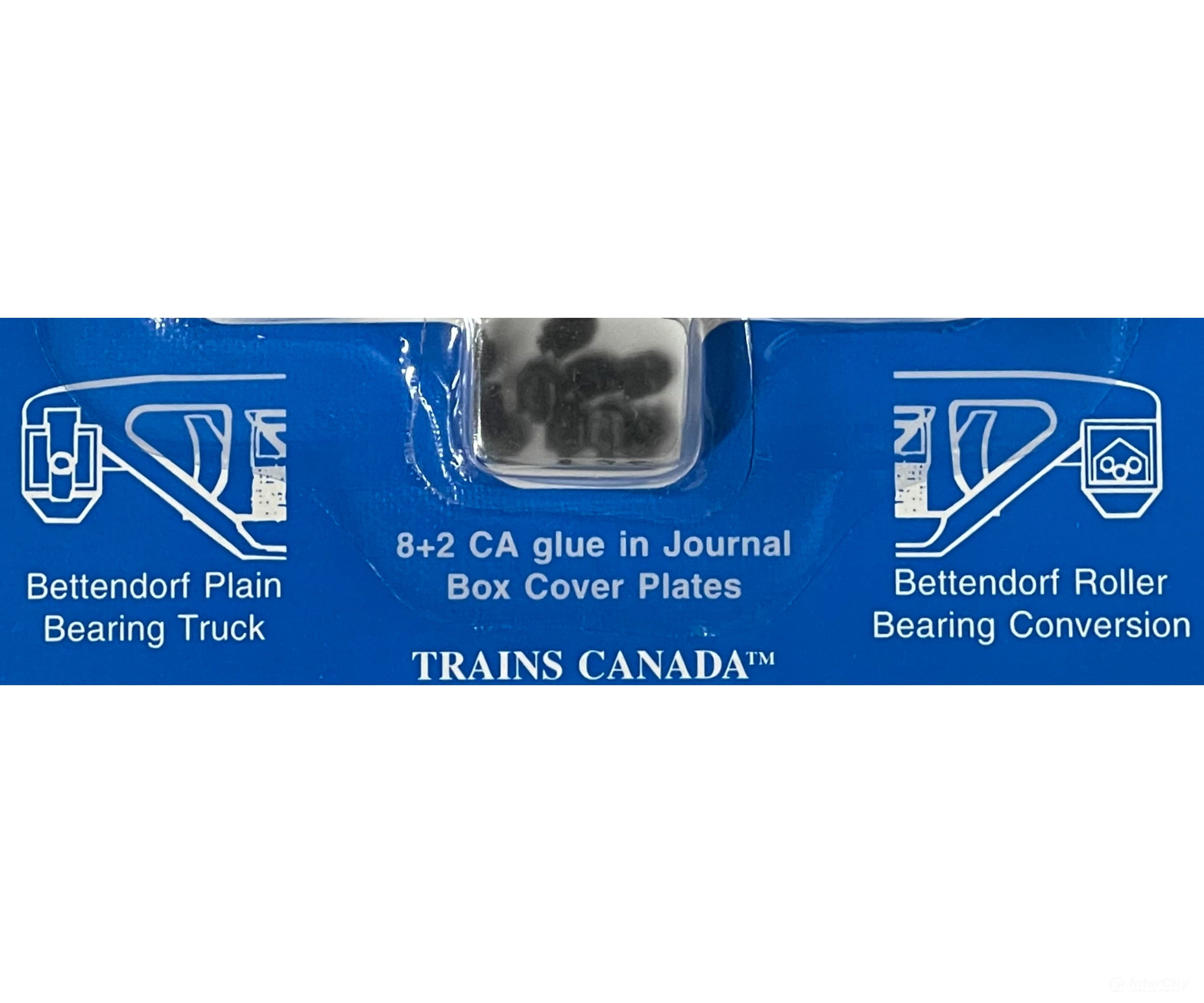 Trains Canada Ho 1-3050 1 Pair Bettendorf Trucks / Roller Bearing 2-In-1 Couplers &