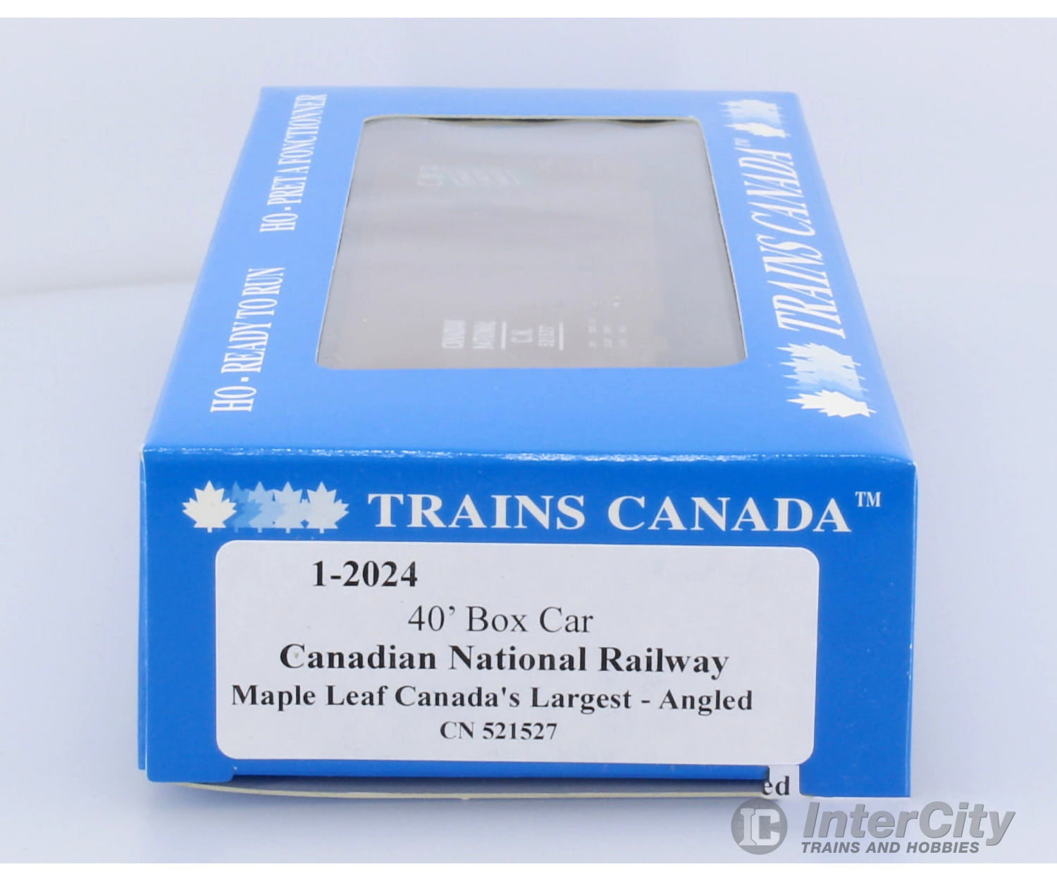 Trains Canada Ho Scale Cn Canadian National 40 Box Car Maple Leaf Canadas Largest Railway Angled