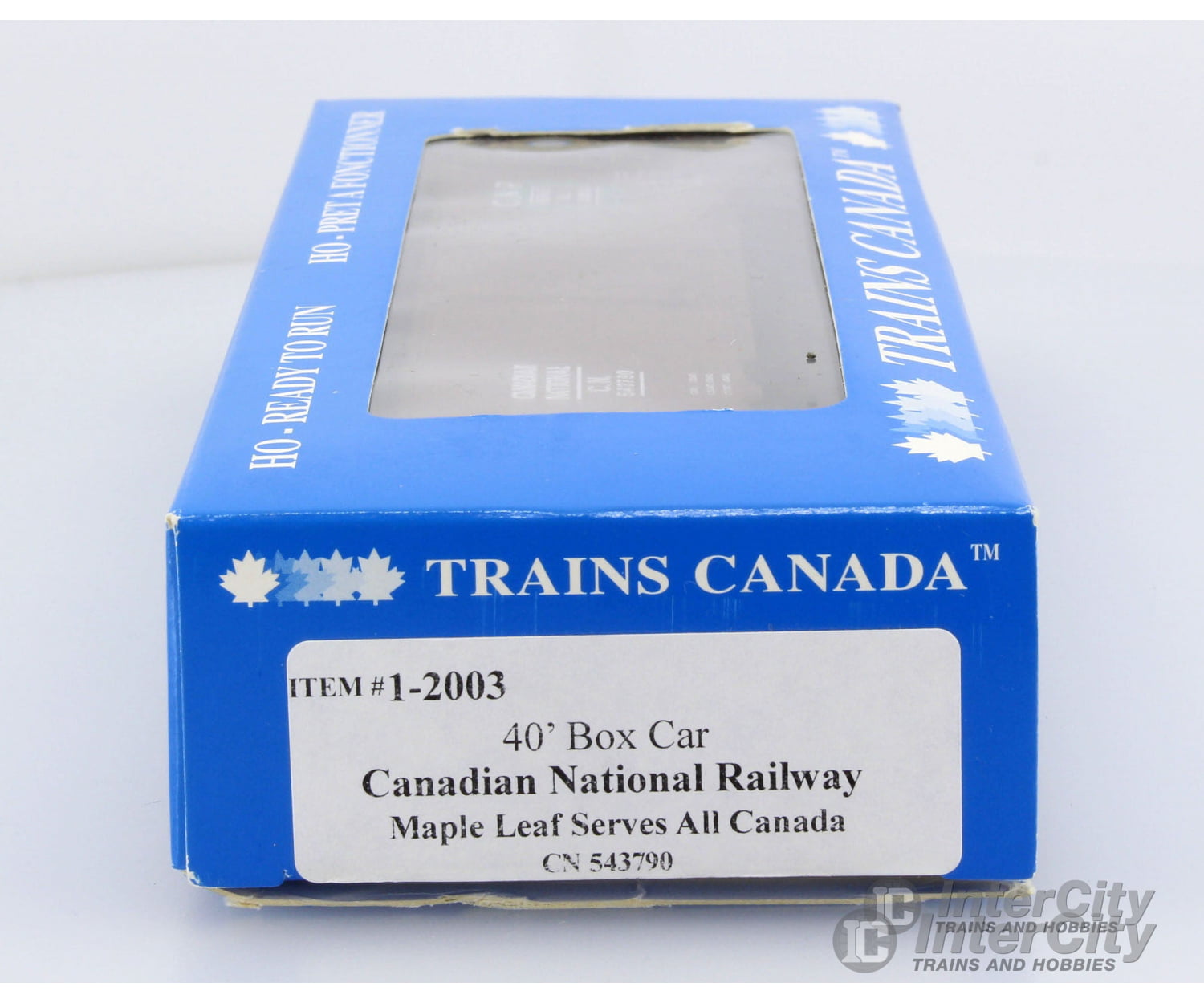 Trains Canada Ho Scale Cn Canadian National 40 Box Car With Maple Leaf Serves All Logo Freight Cars