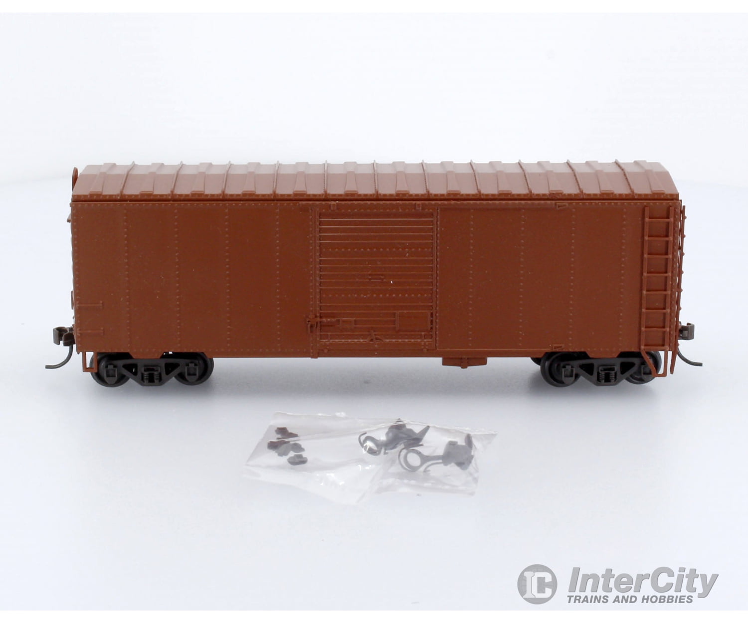 Trains Canada Ho Scale Re-Build Nsc 40 Box Car Cnr Red Unlettered Freight Cars