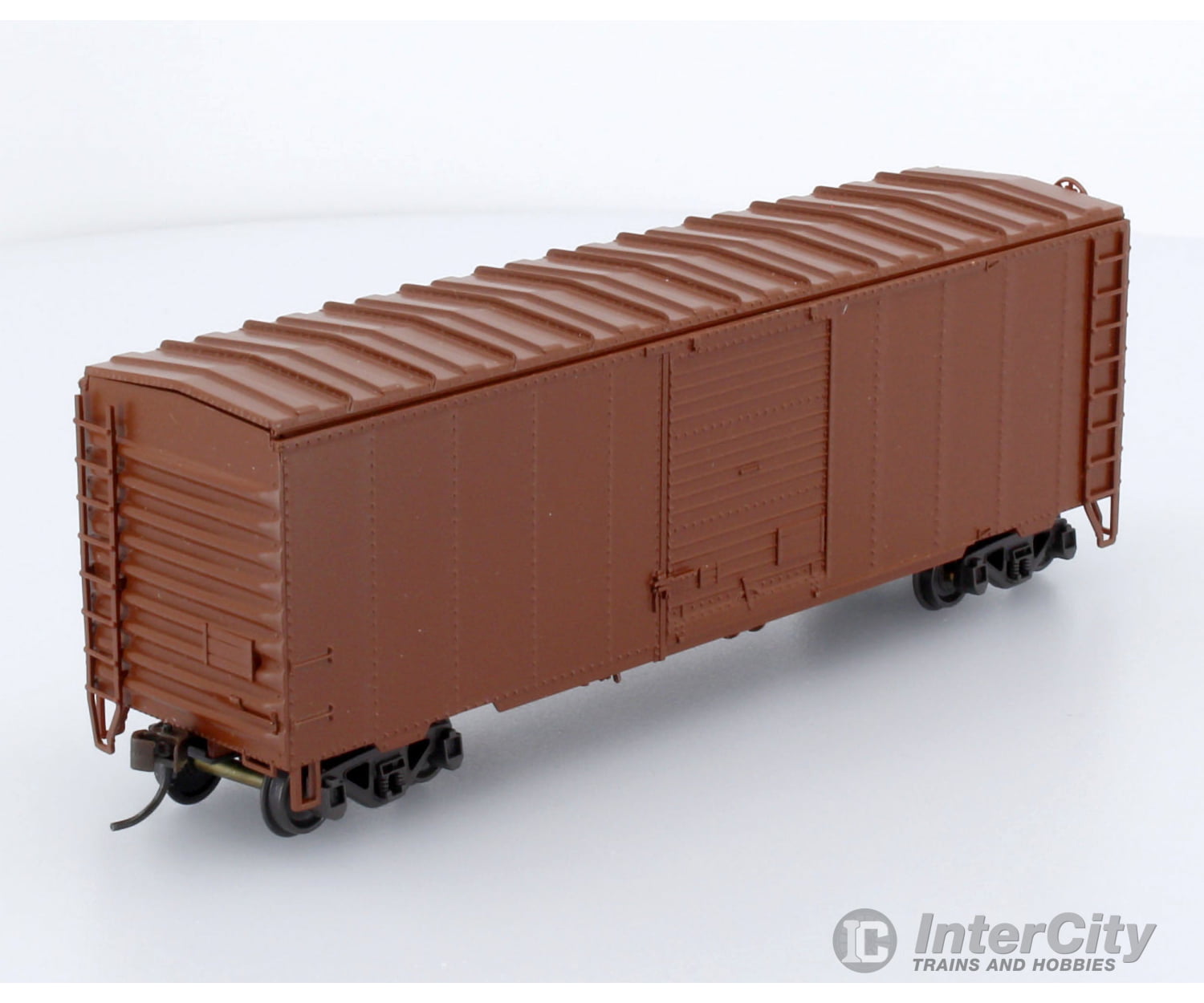 Trains Canada Ho Scale Re-Build Nsc 40 Box Car Cnr Red Unlettered Freight Cars