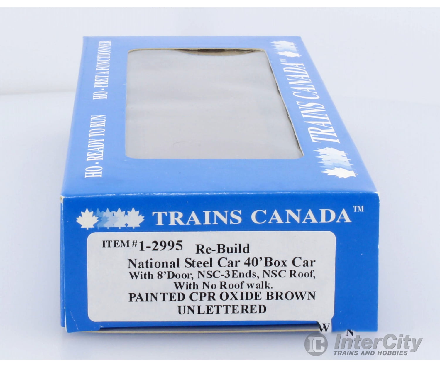 Trains Canada Ho Scale Re-Build Nsc 40 Box Car Cp Oxide Brown Unlettered Freight Cars