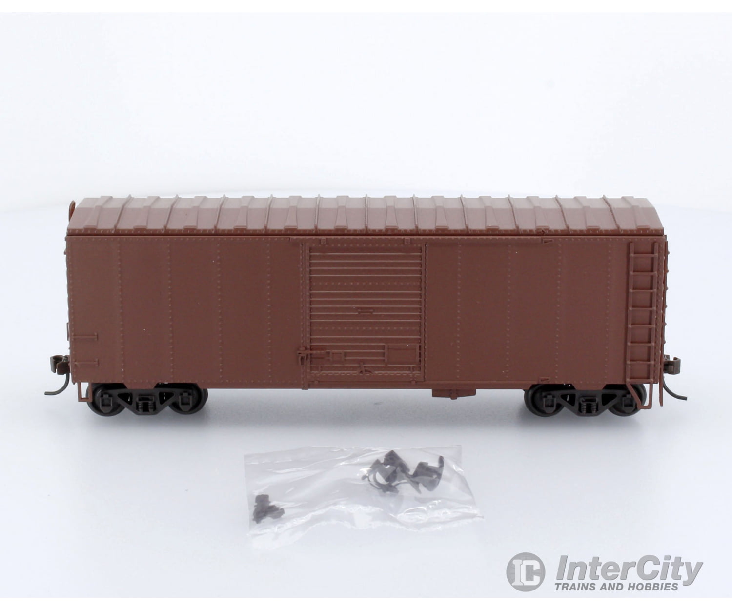 Trains Canada Ho Scale Re-Build Nsc 40 Box Car Cp Oxide Brown Unlettered Freight Cars