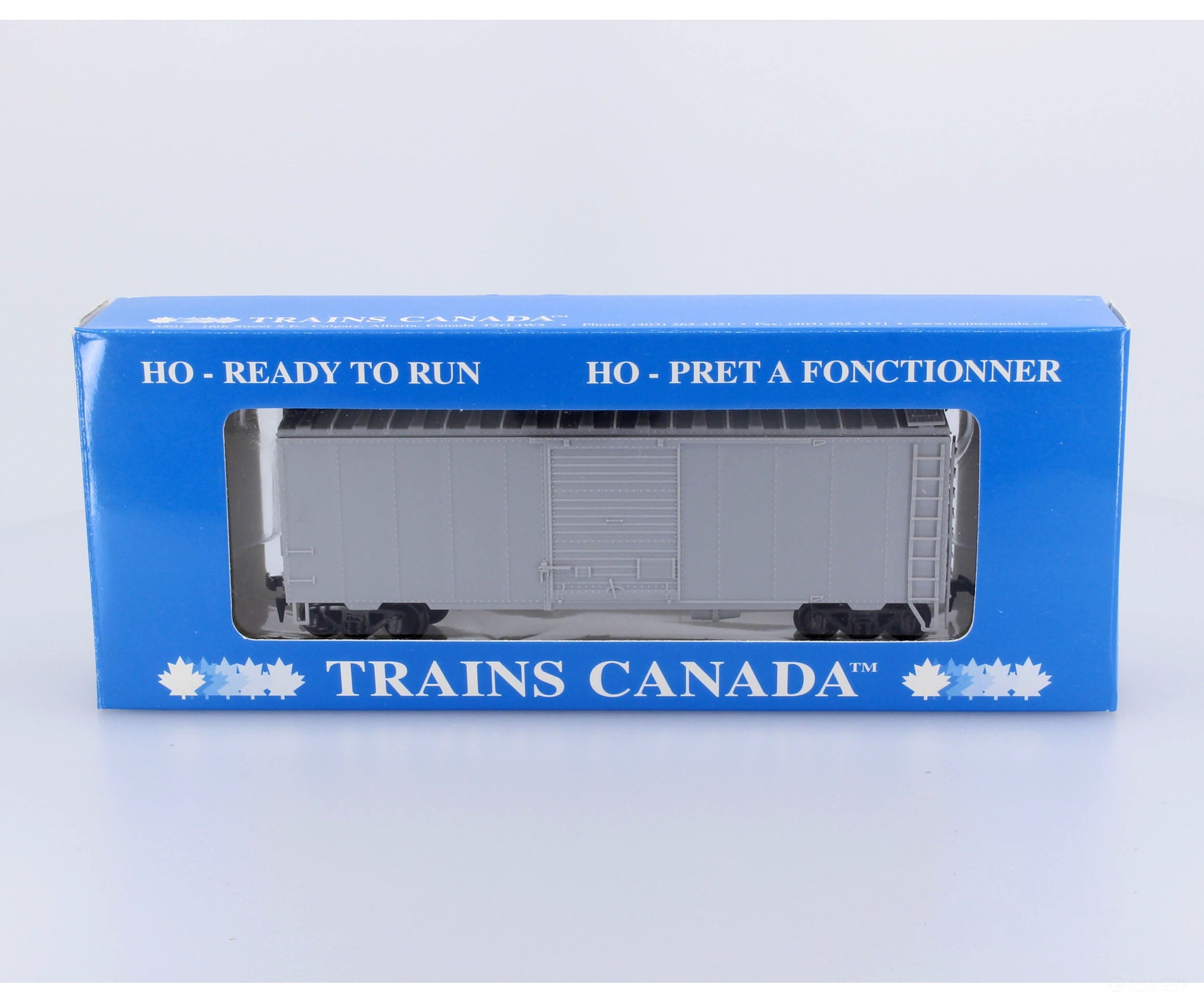 Trains Canada Ho Scale Undecorated 40 Nsc Box Car Freight Cars