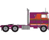 Trainworx N 41053 1970s Kenworth K100 Salem Tractor w/VIT Flat-Top Sleeper Cab - Assembled - Burgundy Orange Cars &
