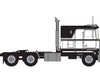 Trainworx N 41055 1970s Kenworth K100 Potomac Tractor w/VIT Flat-Top Sleeper Cab - Assembled - Black White Cars & Trucks