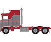 Trainworx N 41061 1970s Kenworth K100 Salem Tractor w/Aerodyne Sleeper Cab - Assembled - Red Gray Cars & Trucks